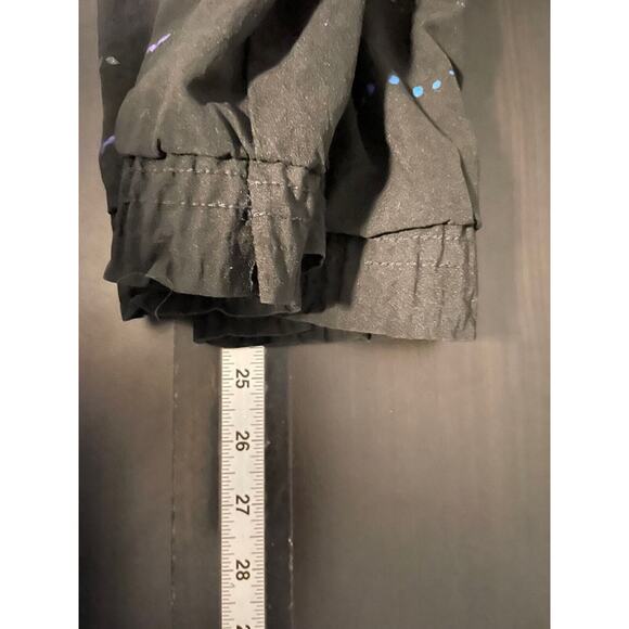 Vintage Dee California Womens Top Black Rayon Aztec Large Southwestern 80s READ - Picture 6 of 7